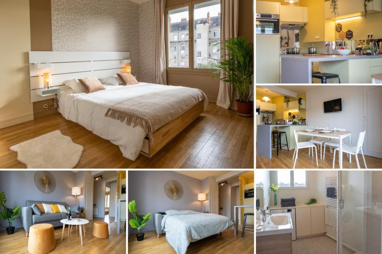 Tours Centre - Proche Gare - Parking Velo - Balcon - Arrivee Autonome Apartment Luaran gambar